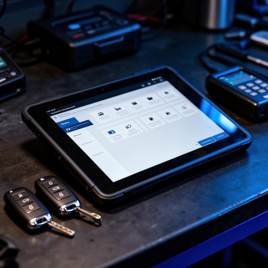 Professional dealer-level automotive key programming equipment